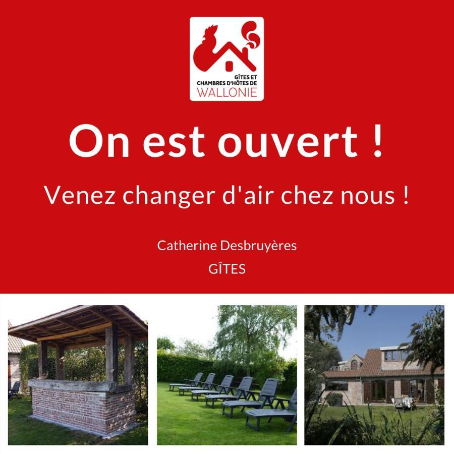 Au Grenier Des Coccinelles Villa Pecq ภายนอก รูปภาพ